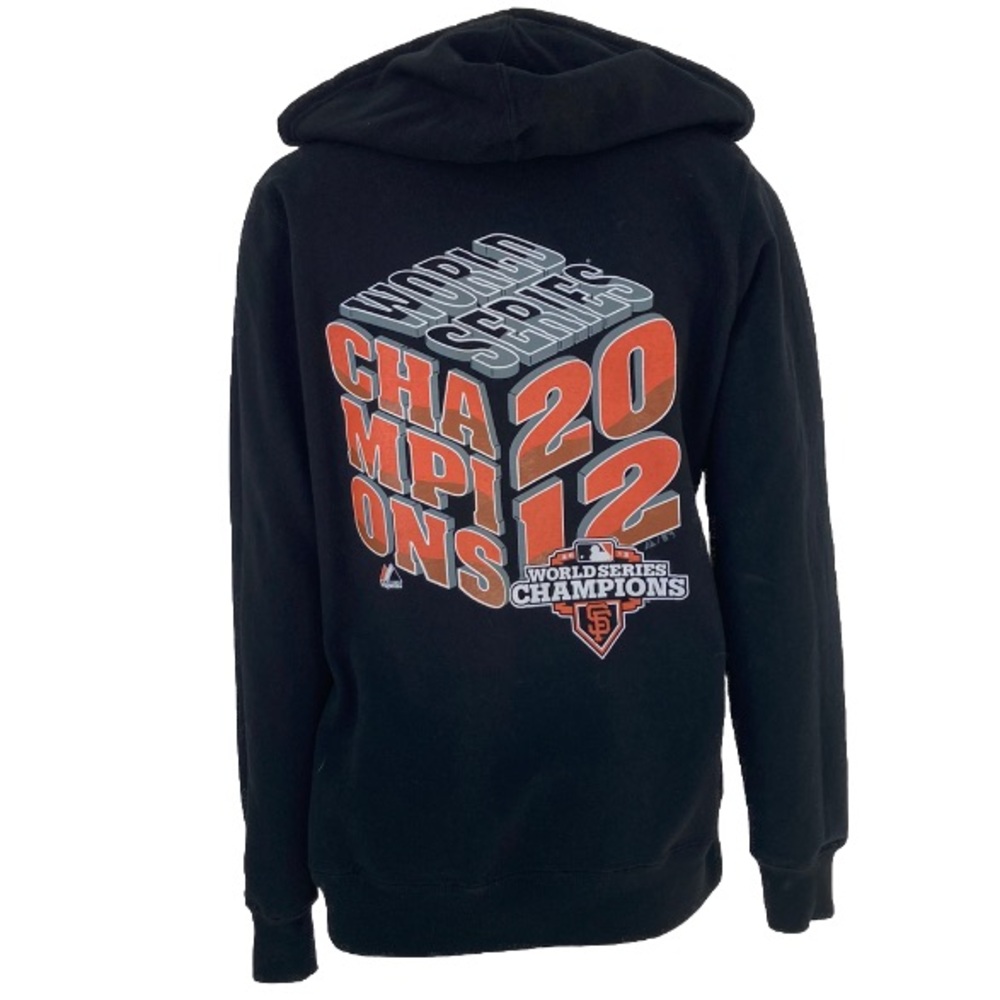 SF Giants Women’s Zip Front Hoodie San Francisco World Series 2012 MLB LG